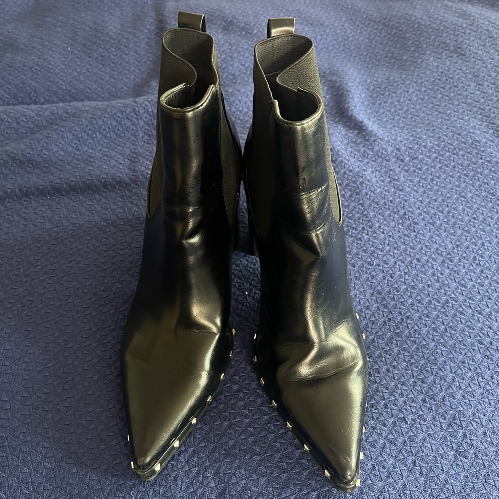 Charles by Charles David studded black leather boot